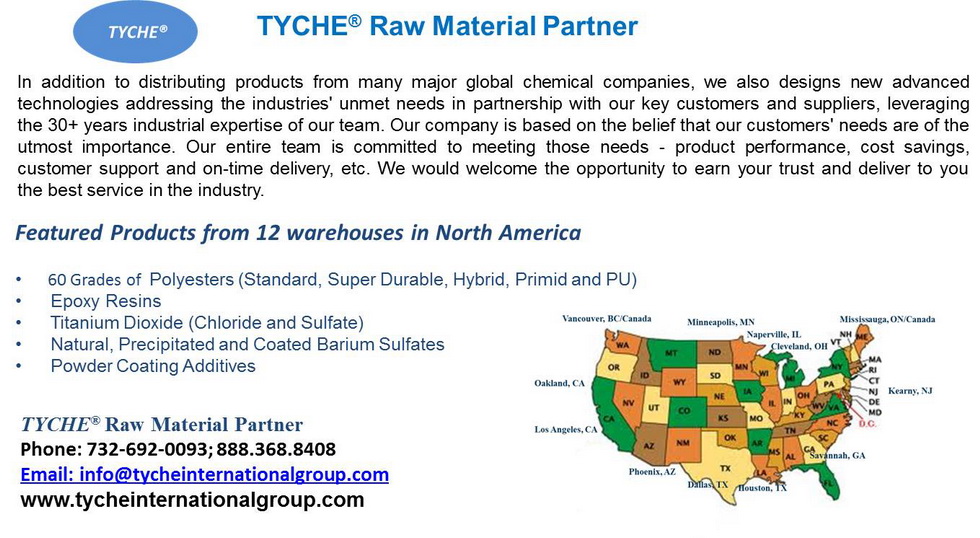 Powder Coating Raw Materials Suppliers