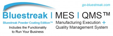 Bluestreak Quality Management System powder coating software