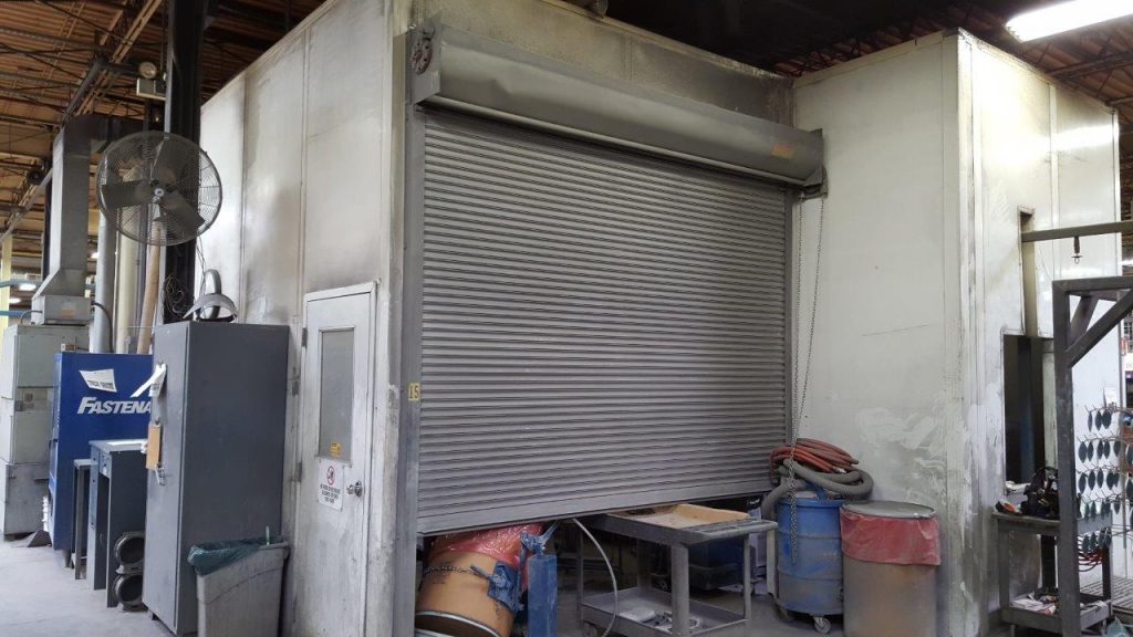 used powder coating system