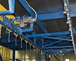 powder coating conveyor system