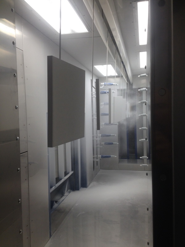 used mdf powder coating system