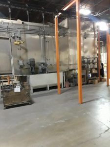 complete used powder coating system