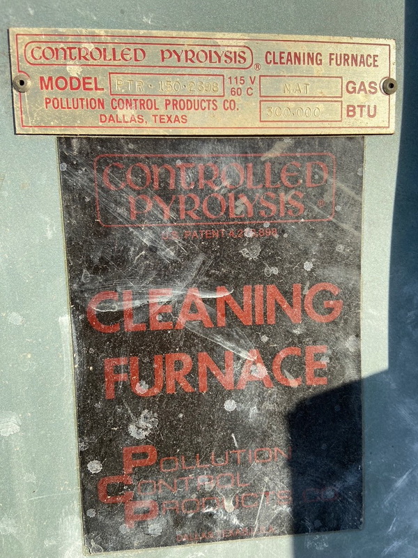 used cleaning oven