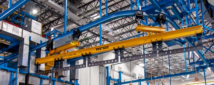continuous conveyor carrier system