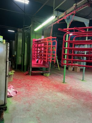 used 4x6 powder coating system