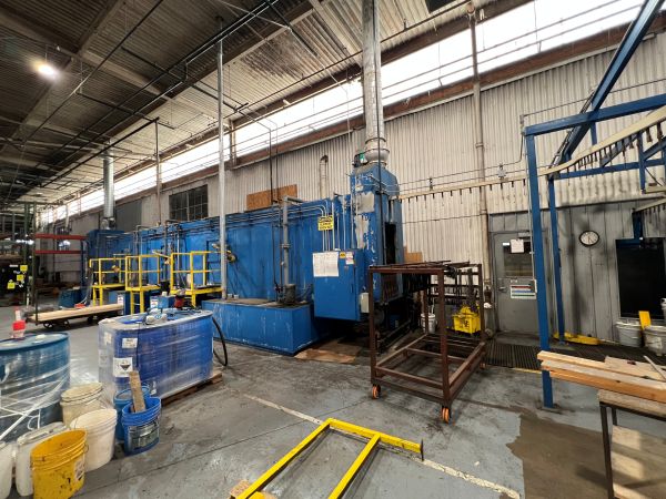 powder coating system 4 stage washer